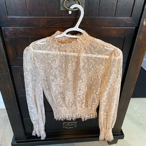 FASHION NOVA HIGH NECK BLOUSE